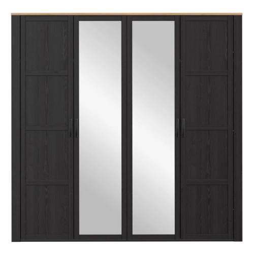 Szafa ubraniowa 216 cm Dąb Riviera / Dąb Cabezone